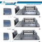 SYNETICUSA truck bed cover system with a white truck in the background