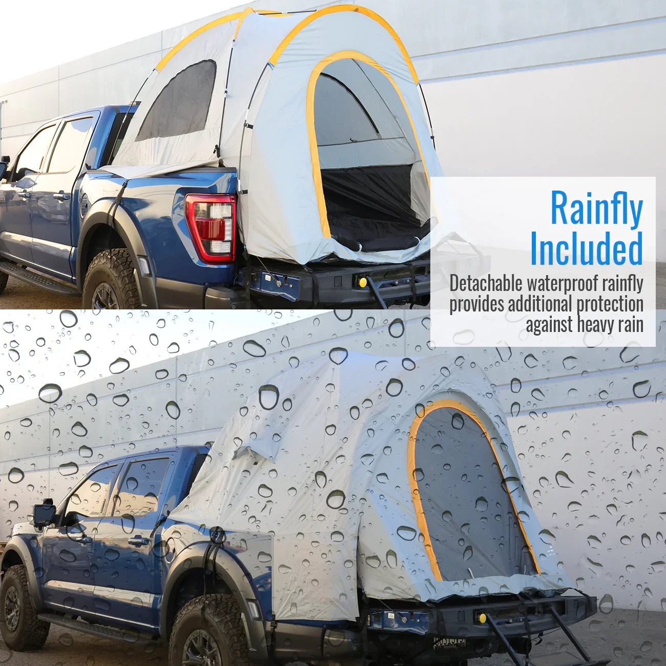camper tent for car Truck Bed Camping Tent| Full Size Outdoor Shelter| SYNETICUSA