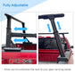 SYNETICUSA® Universal Aluminum Adjustable Truck Bed Ladder Rack