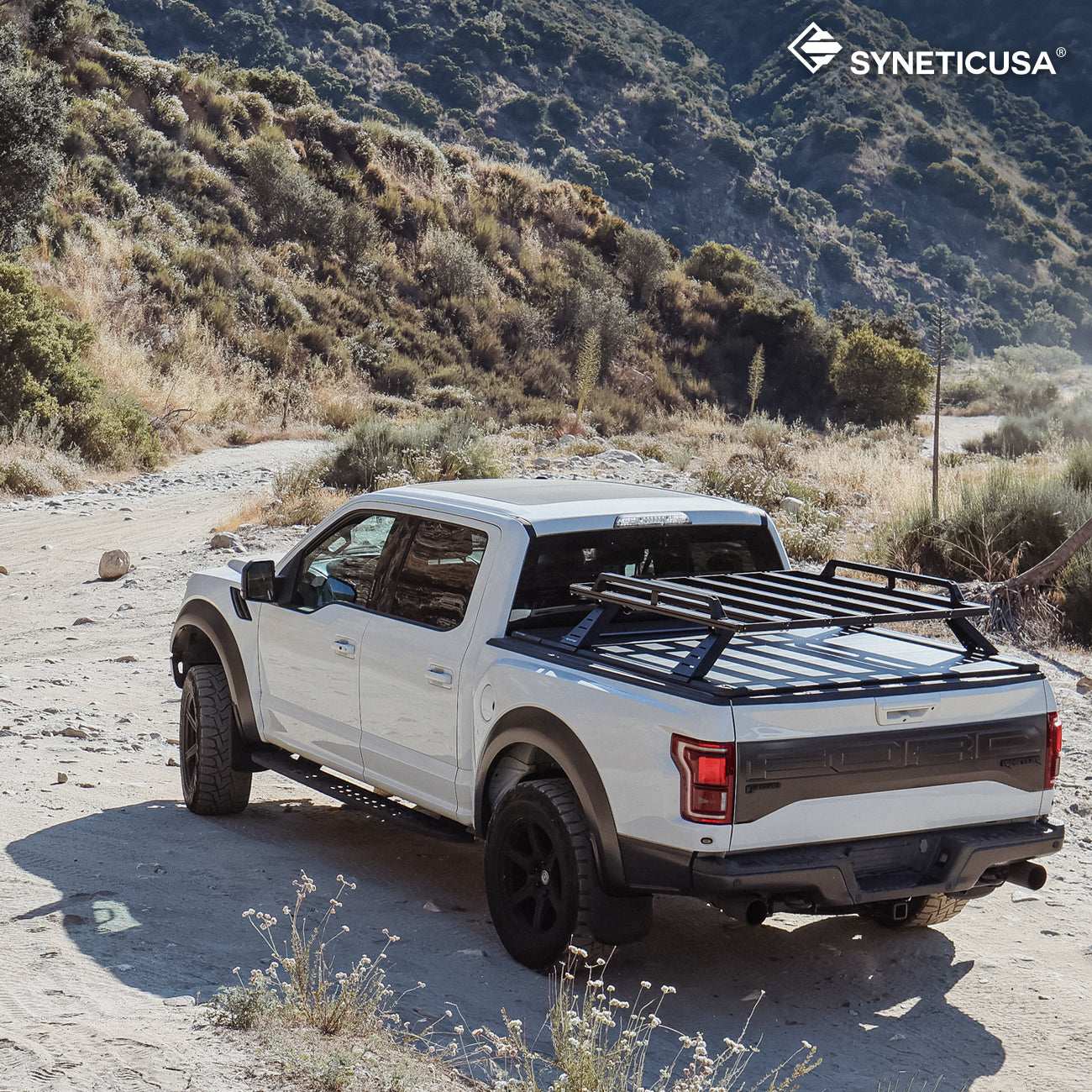 [2-in-1 Bundle] Nissan Frontier MR Retractable Tonneau Cover w/ Rack System
