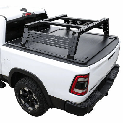 [2-in-1 Bundle] Nissan Frontier MR Retractable Tonneau Cover w/ Rack System