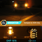 High Quality 20-LEDs White/Red/Yellow/Type1 Switchback DRL Reverse Turn Signal Bulbs