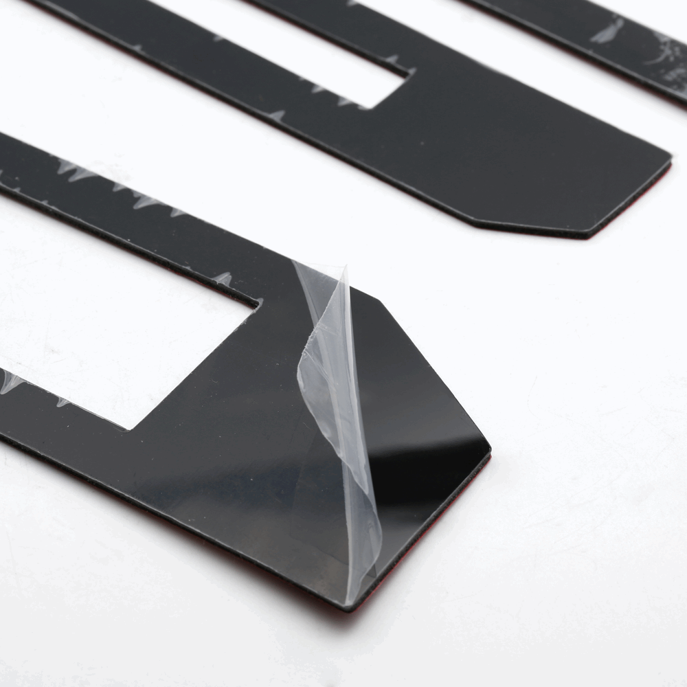 For 2018 F-150 Plastic Tailgate Vinyl Letter Inserts Sticker Black F150 Letter Decal