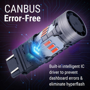 9th Gen CANBUS Error Free All-in-One LED Light Bulbs 3157 7443 1157