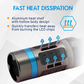 4th Gen Red LED Strobe Light CANBUS Error Free w/ Fan Brake Tail Parking Bulbs