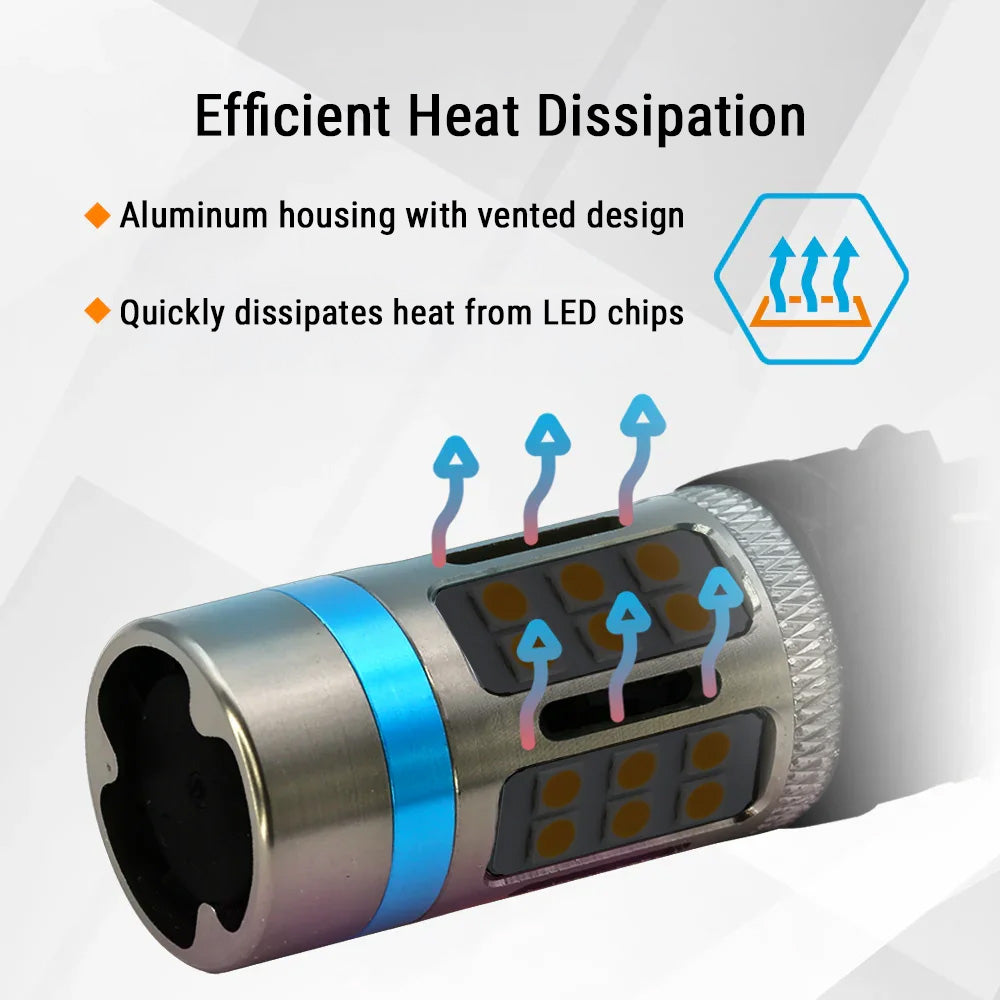 LED bulb efficient heat dissipation with aluminum housing