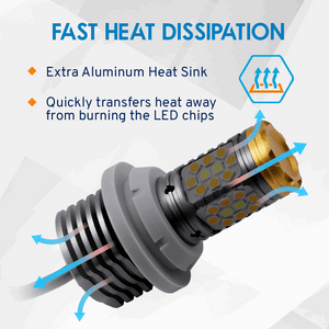 6th Gen All-in-One Error-Free Dual Color Switchback Front Turn Signal Light Bulbs