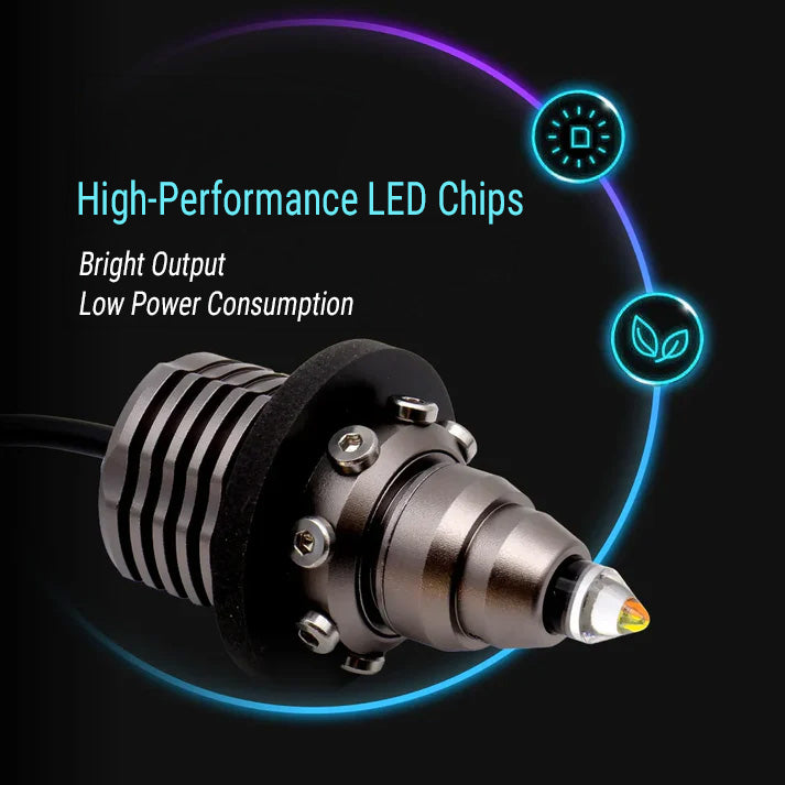 High-power LED bulb with heatsink