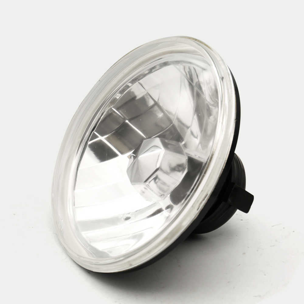 Car headlight bulb on a white background