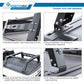 SYNETICUSA truck bed rack with features highlighted on a white background