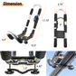 Universal Canoe / Kayak Foldable Roof Rack, Ski Surf Snow Board Carrier