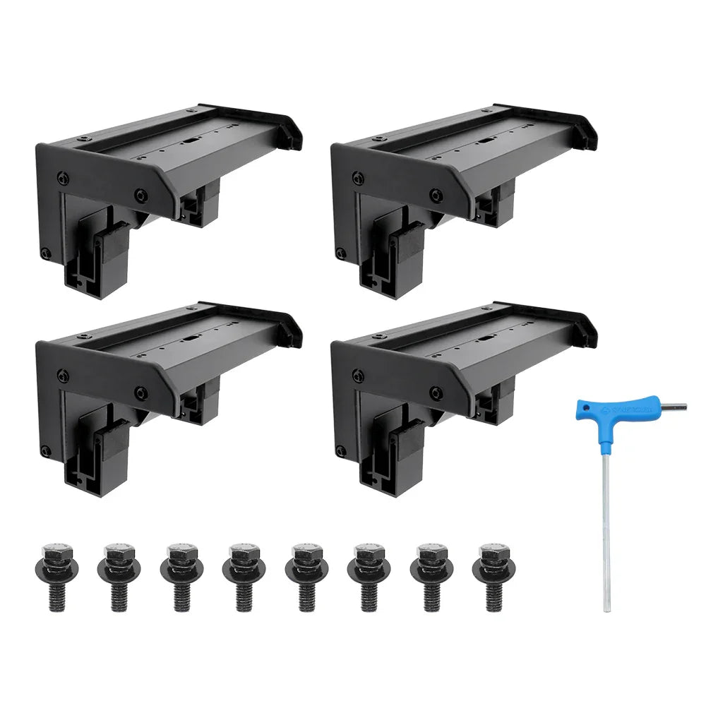 SYNETICUSA 4pcs Truck Bed Adaptor Kit for R1S/R1L Ladder Rack