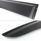 Black car spoiler on a white background