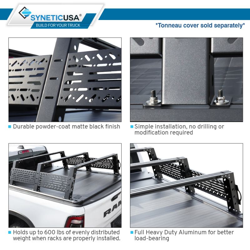 SYNETICUSA® R6 Premium Overland Rack Off-Road-Built Heavy