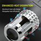 LED bulb with aluminum heat sink for efficient heat dissipation