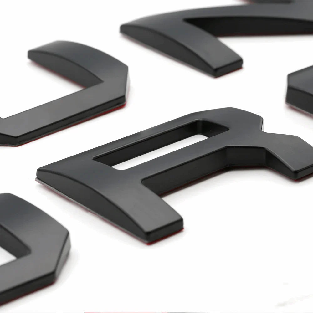 NEW Toyota Tundra Fit 2014 - 2021 Tailgate Inserts RED Letters - Foto 4