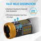 LED bulb with aluminum heat dissipation housing