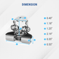 Two Set of Universal Adjustable LED Light Bar Mounting Brackets