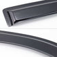 Two views of a car visors on a white background