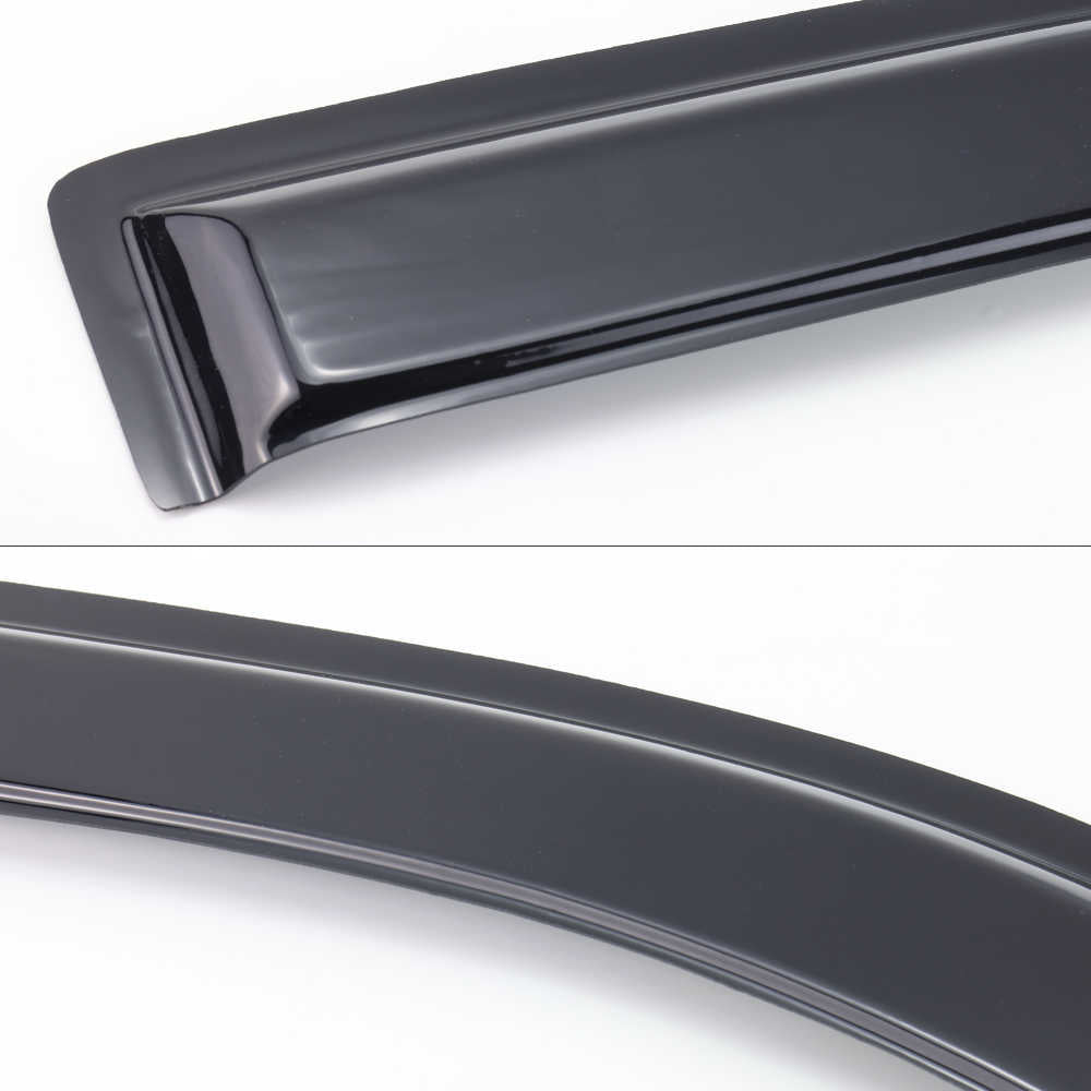 Two views of a car visors on a white background
