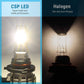 Three Color LED Fog Light (Yellow/White/Warm White) All-in-One Bulbs Kit