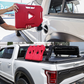 Plastic Portable Spare Gallon / Liter Fuel Tank Gas Container, Red, w/ Bracket Kits