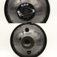 Two views of a mechanical component on a white background