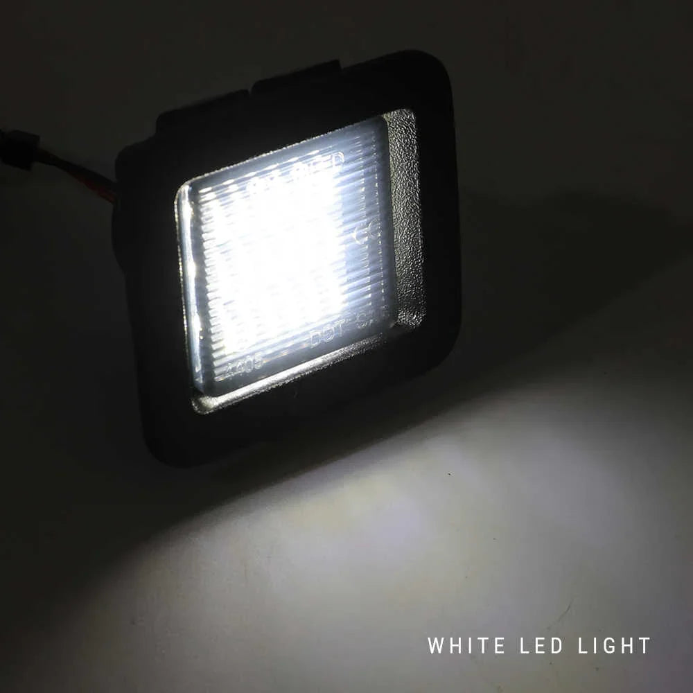 White LED light on a dark background with 'WHITE LED LIGHT' text.