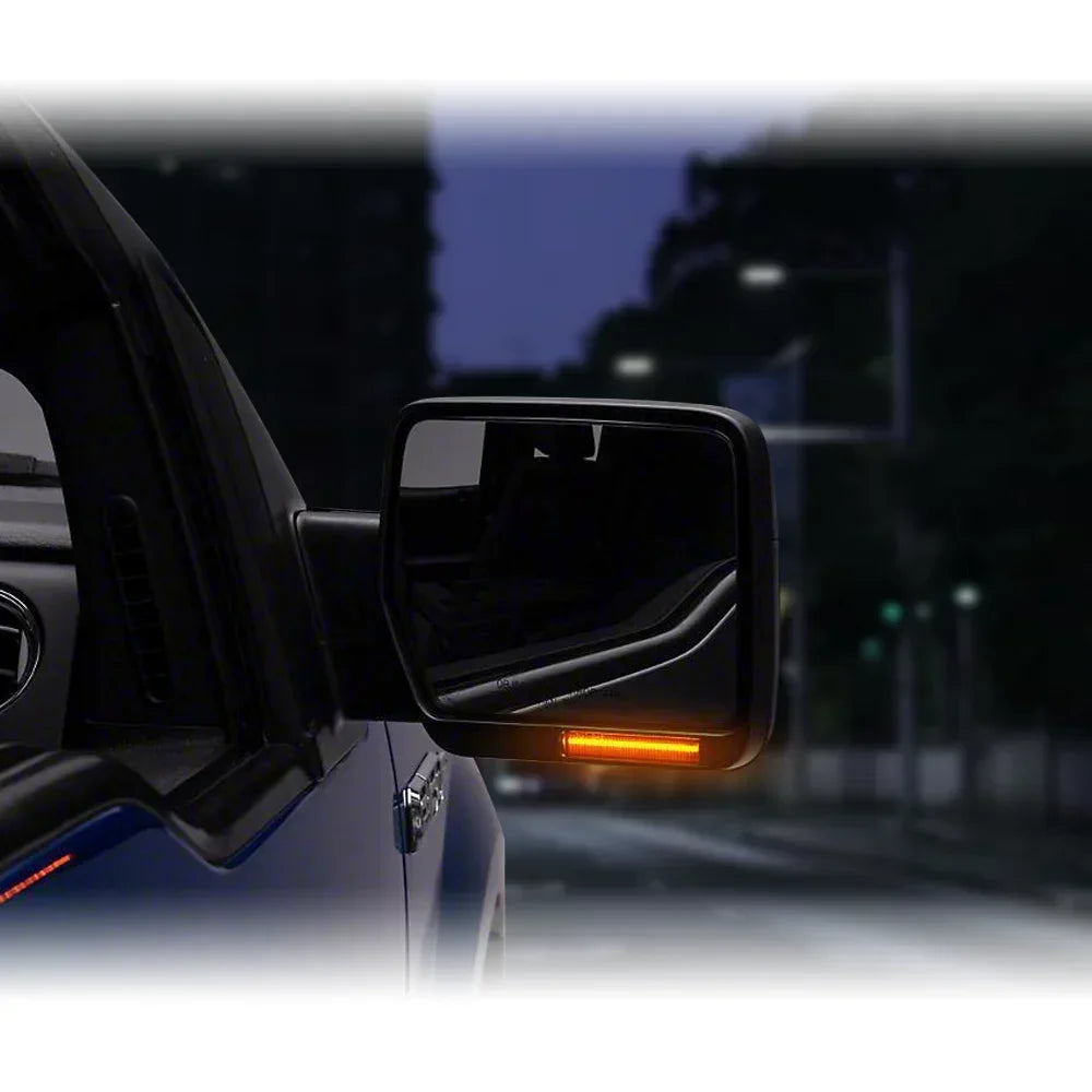 2009-2014 Ford F-150 Smoked Sequential LED Side Mirror Turn Signal Light