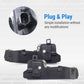 Automotive parts with 'Plug & Play' text on a white background