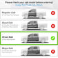 Comparison chart of Dodge Ram truck cab types with visual indicators.