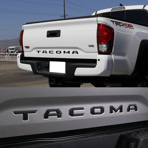 2014 - 2023 Tacoma Tailgate Letter Decal Matte Black