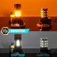 7th Gen CANBUS Error Free White/Amber Switchback Front Turn Signal Light Bulbs