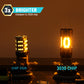 CANBUS Error Free All-in-One 3000K LED Turn Signal Bulbs 3157 7443 1157 Anti-Hyper Flash