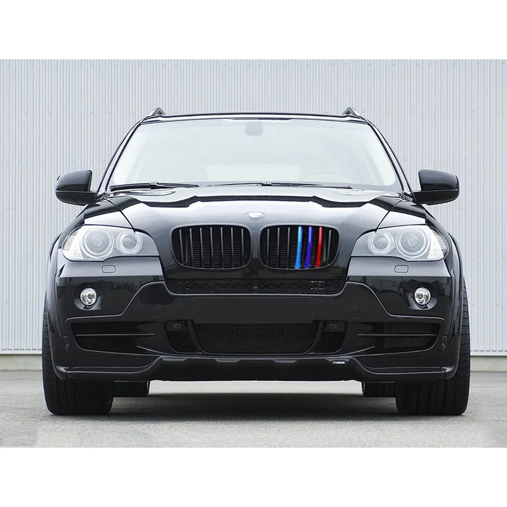 Gloss Black & M-Color Front Kidney Grille Set For 1995-2002 BMW Z3 & M Roadster