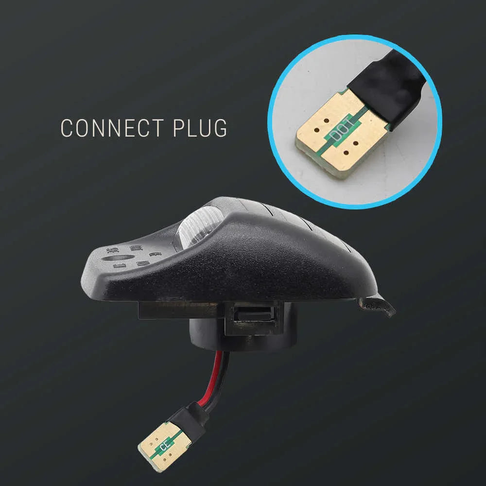 direct connect plug with close-up inset on a dark background