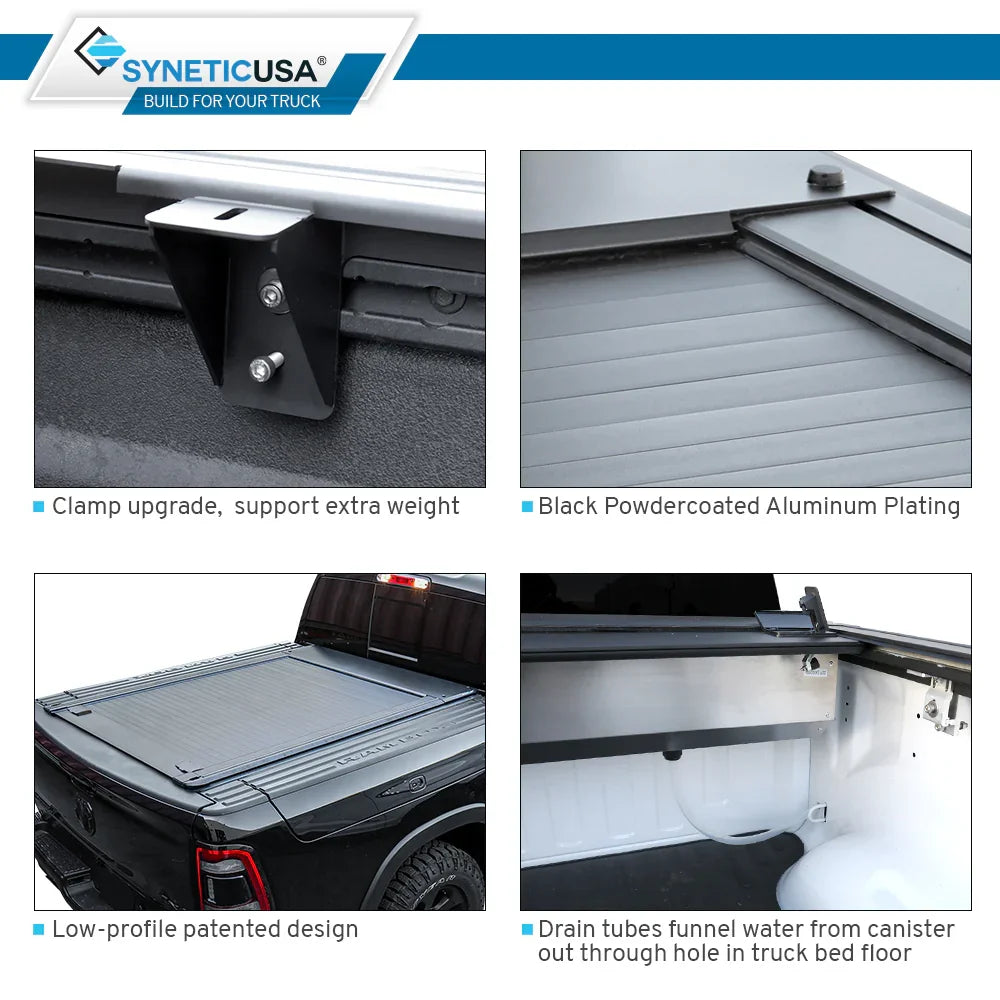 Rambox Components Ram 1500 RAMBOX (5.7ft Bed) MR Retractable PRO Tonneau Cover