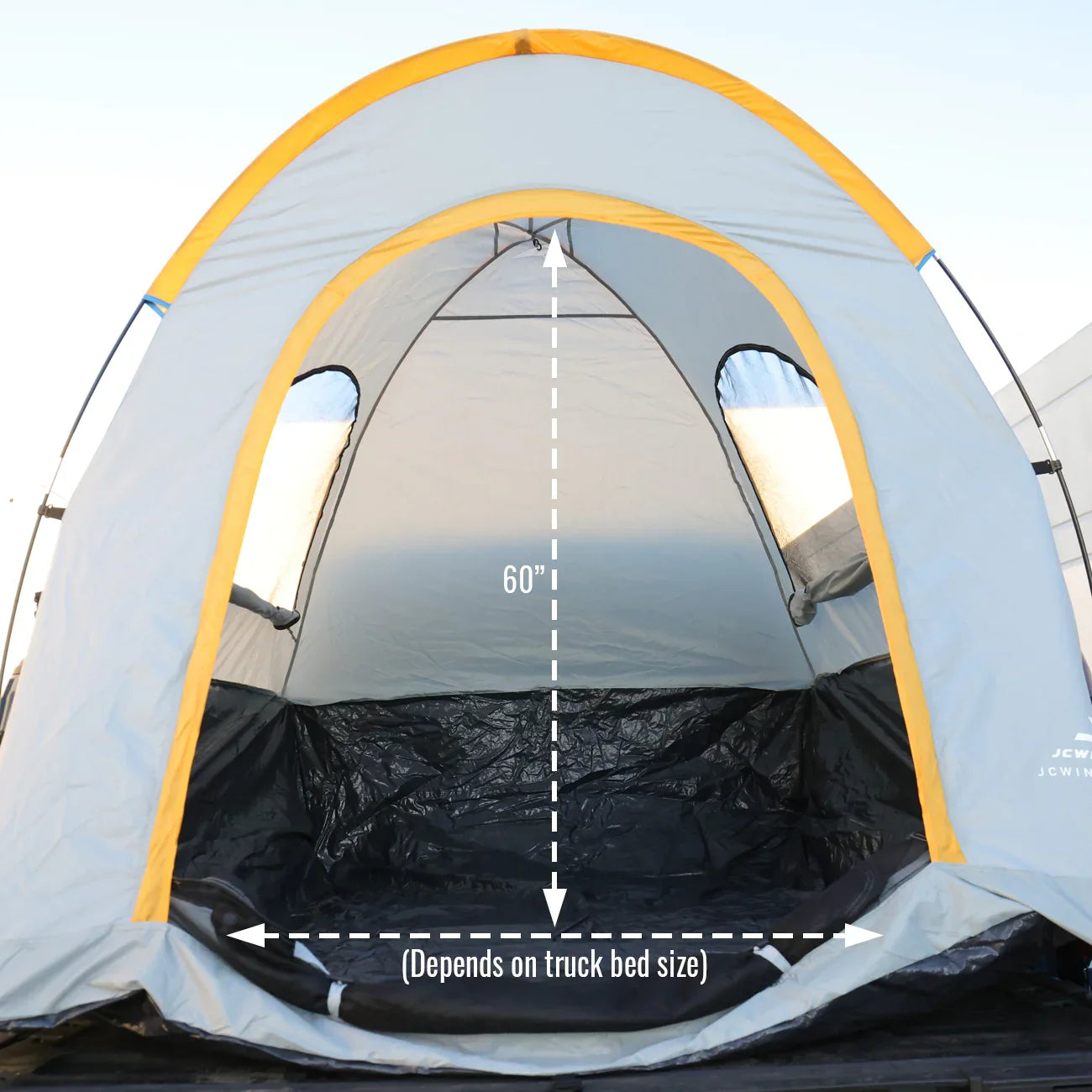 outdoor tent for camping Truck Bed Camping Tent| Full Size Outdoor Shelter| SYNETICUSA