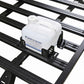 White battery water tank with corner bracket installed on R2 luggage rack