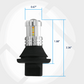 3rd Gen All-in-One LED White/Amber Type 1 Switchback Front Turn Signal Light Bulbs