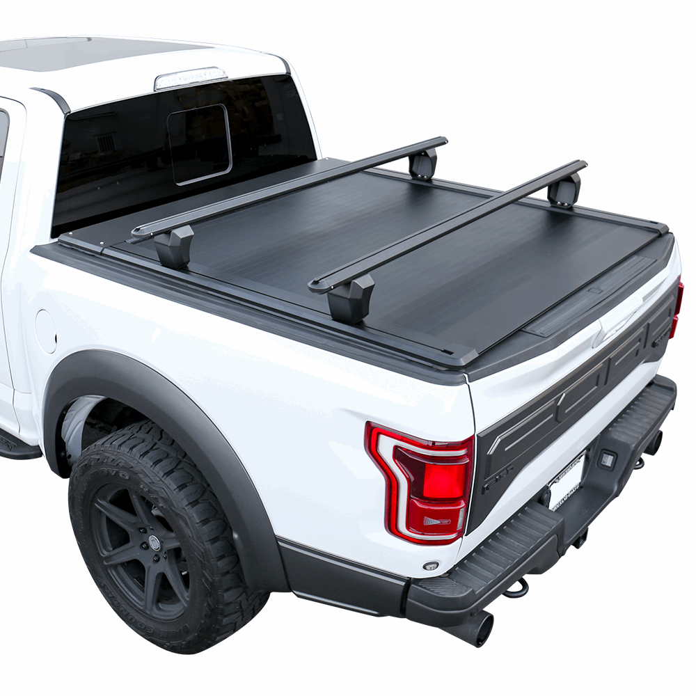 [2-in-1 Bundle] Gladiator Retractable PRO Tonneau Cover w/ Rack System