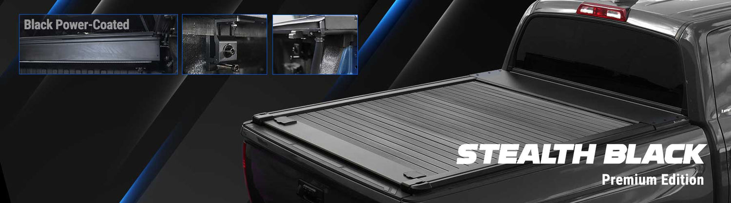 syneticusa premium edition tonneau cover stealth black series