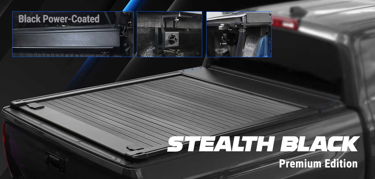 syneticusa premium edition tonneau cover stealth black series