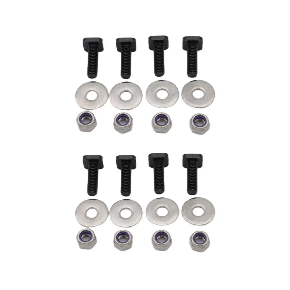 4 pcs Crossbar Adapter for MB retractable Stainless Steel