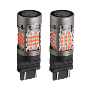 CANBUS Error Free All-in-One Red LED Brake Reverse Turn Signal Bulbs 3157 7443 1157
