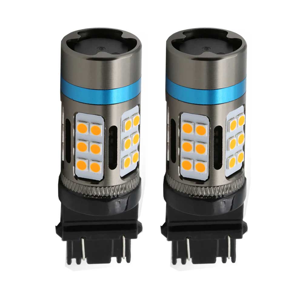 4th Gen CANBUS All-in-One Error-Free 3000K Amber Turn Signal Light Bulbs