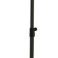 Black metal stand on a white background