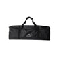 Black carrying bag with a visible brand logo on a white background
