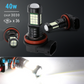 All-in-One High Power LED Fog Light Driving Lamp Kit (White | Ice Blue)