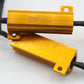 2 pcs of Three Notches 6ohm 50Watt LED Load Resistor w/ 3157 Sockets